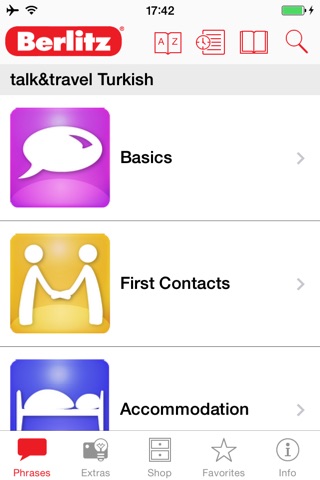 Berlitz talk&travel Phrasebook screenshot 2