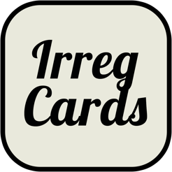 ‎English Irregular Verbs Cards