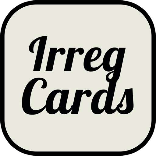 English Irregular Verbs Cards