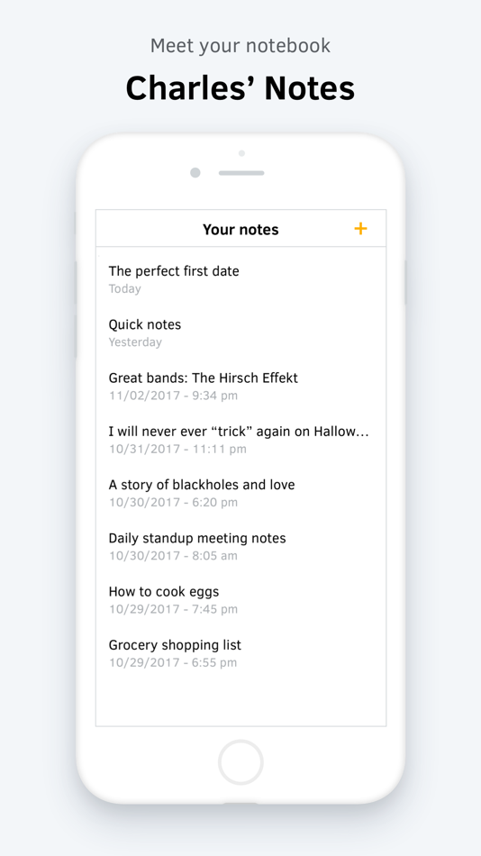 Charles' Notes – Notebook App - 1.1 - (iOS)