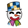 Happy Snow Man Emoij Sticker