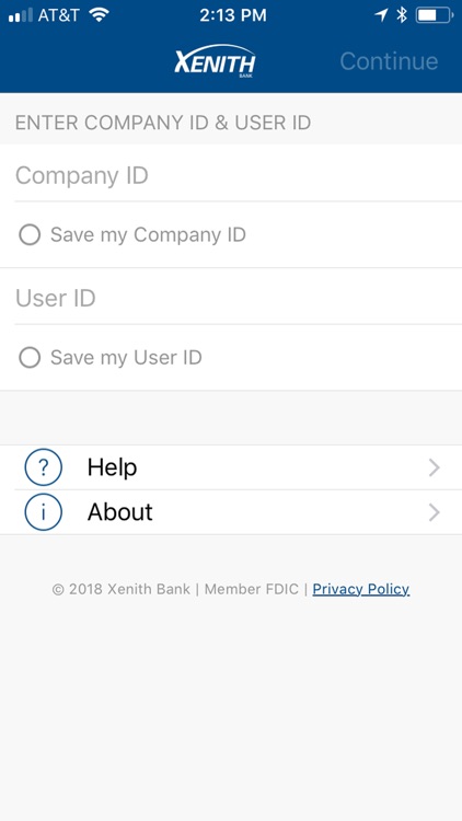 Xenith Bank Business