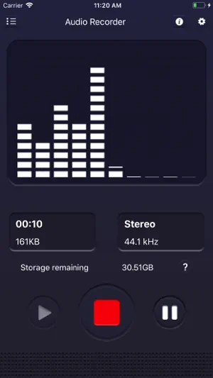 Voice recorder: Audio editor screenshot 1