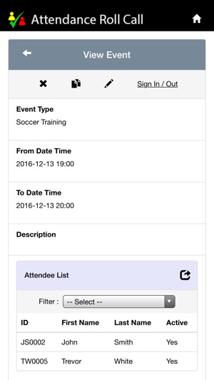Attendance Roll Call(圖2)-速報App