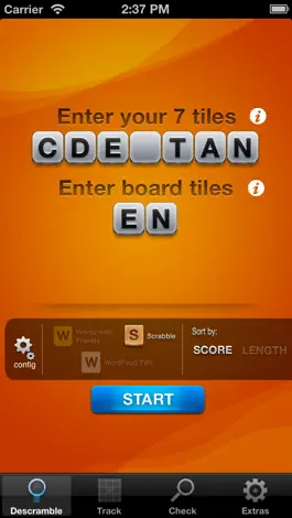 Game screenshot Descrambler - Word game cheat hack