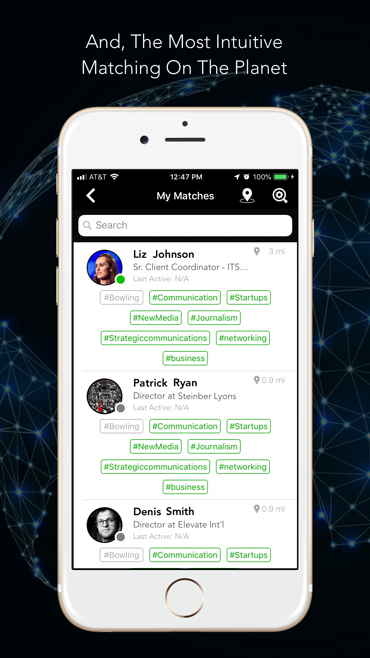 Kenect - Matching & Networking screenshot 5