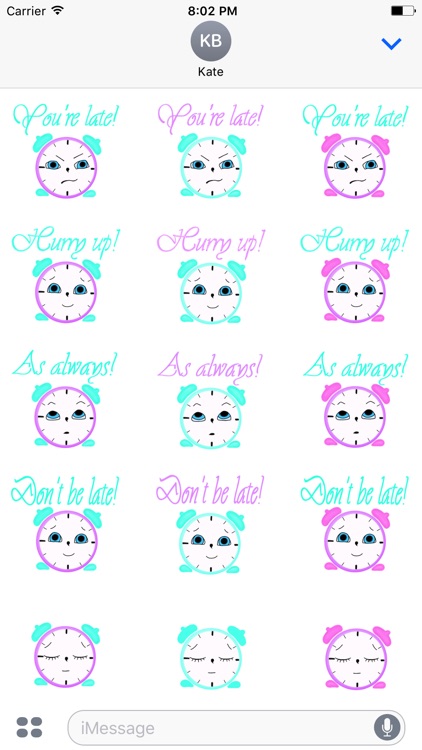 Clock! stickers