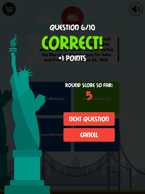 United States & America Quiz iPad screenshot 4 - Games app