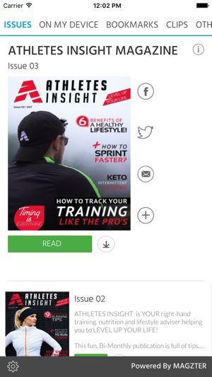 ATHLETES INSIGHT MAGAZINE(圖1)-速報App