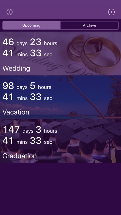 UpNext: Personal Countdowns screenshot-0