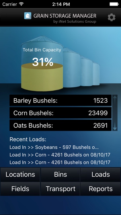 Grain Storage Manager