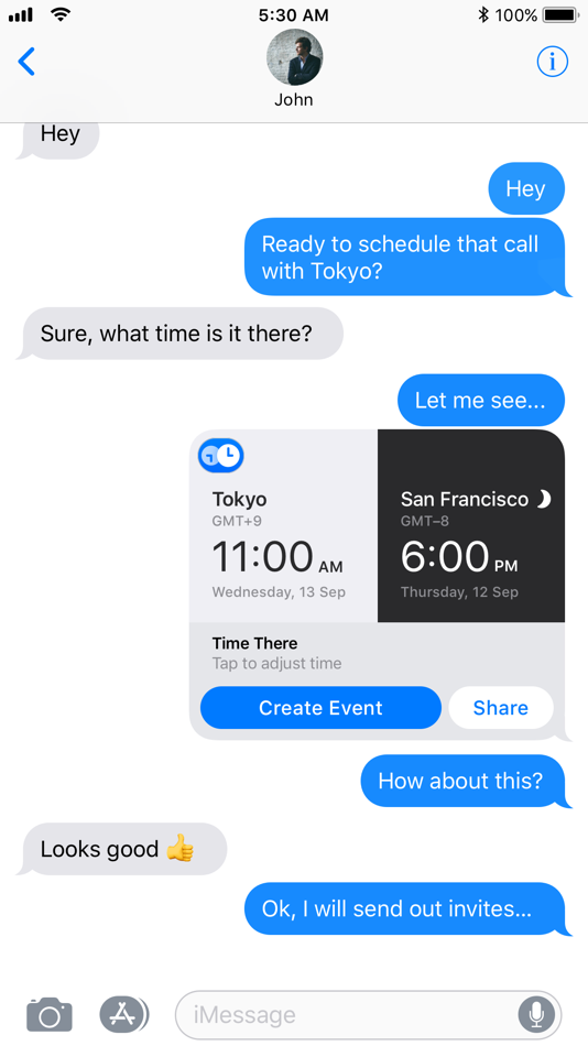 #2. Time There: iMessage Edition (iOS) 由: Alex Komarov Inc.