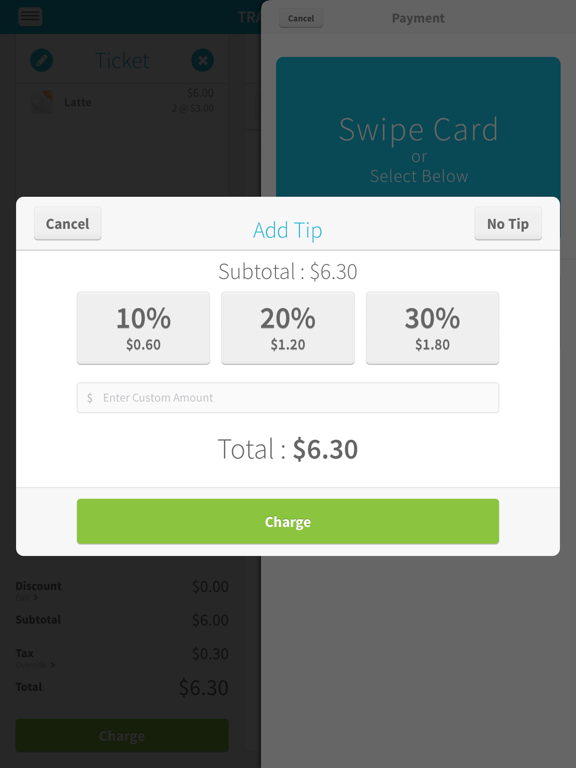 QuickSwipe Mobile iPad screenshot 3 - Business app