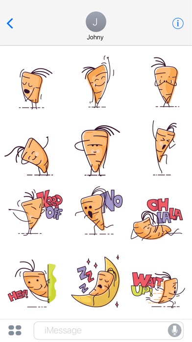 Juicy Carrot Stickers screenshot 4