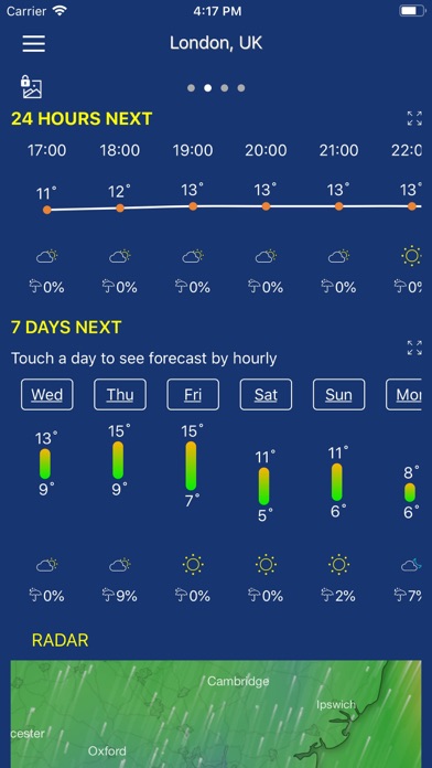 Accurate Weather forecast &map Screenshot