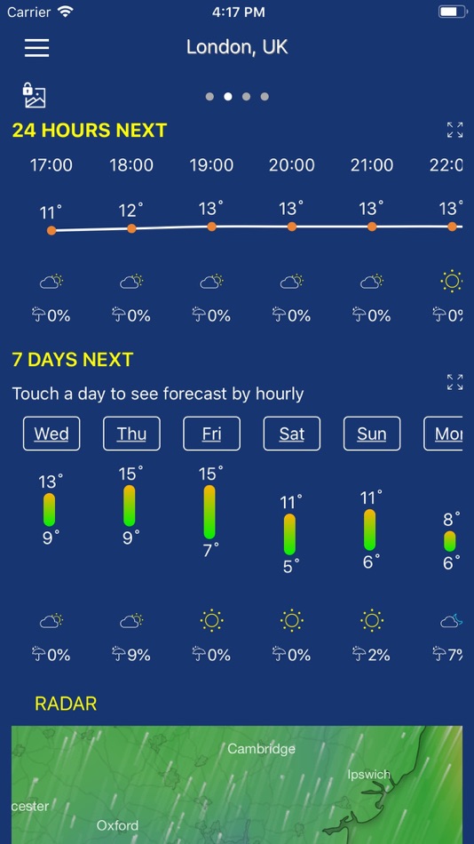 #8. Accurate Weather forecast &map (iOS) 由: Hieu Nguyen