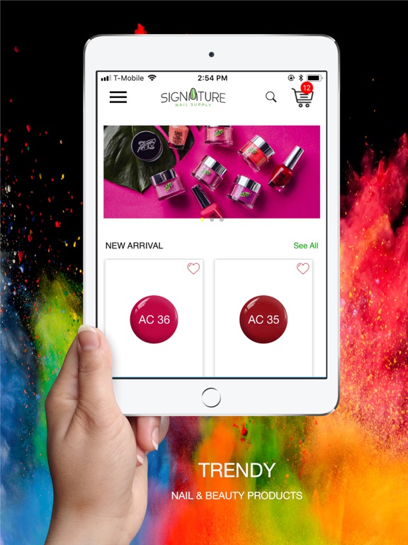Signature Nail Supply iPad screenshot