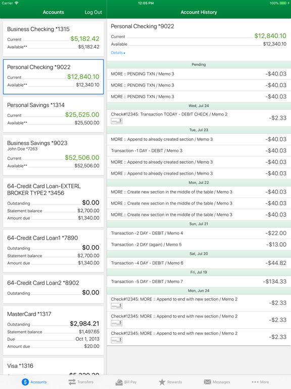 Screenshot #4 pour First Digital Mobile Banking