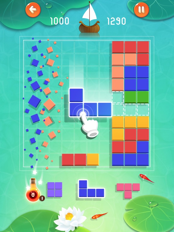 Screenshot #4 pour Block Fish - Fun Puzzle Game
