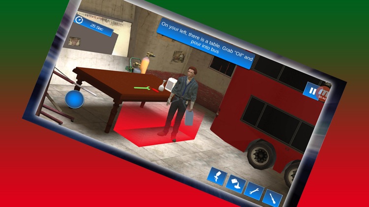 3D Bus Garage Repairing Game