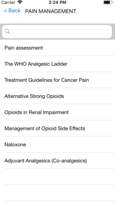 NHS Pain & Symptom Guideline screenshot 3