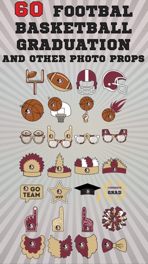 Florida State Seminoles PLUS Selfie Stickers(圖3)-速報App