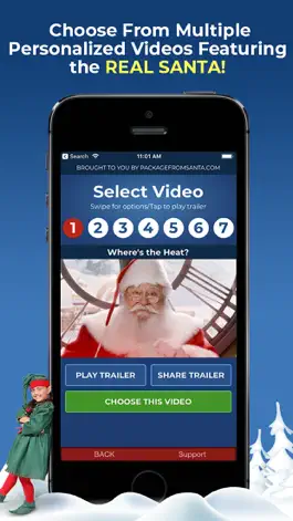 Game screenshot Personalized Video From Santa apk