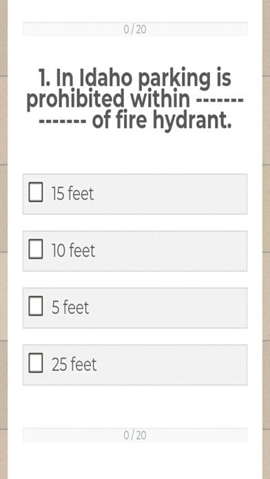 IDAHO DMV PERMIT DRIVING TESTS screenshot 3