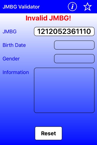 Freedom JMBG Validator screenshot 2