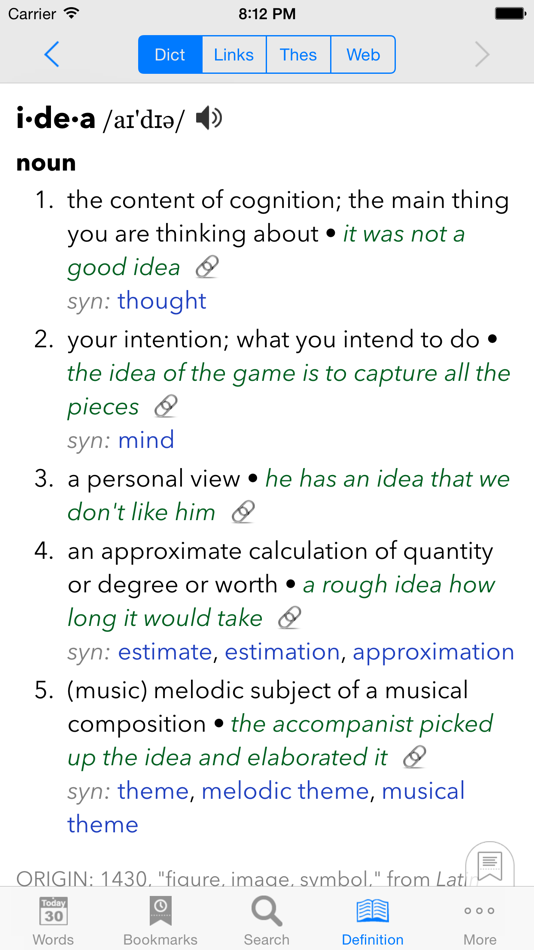 #2. WordBook (Universal) (iOS) 由: TranCreative Software