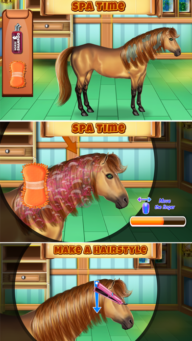 Horse Hair Salon Screenshot
