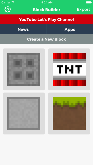 Screenshot #1 pour Block Builder for Minecraft