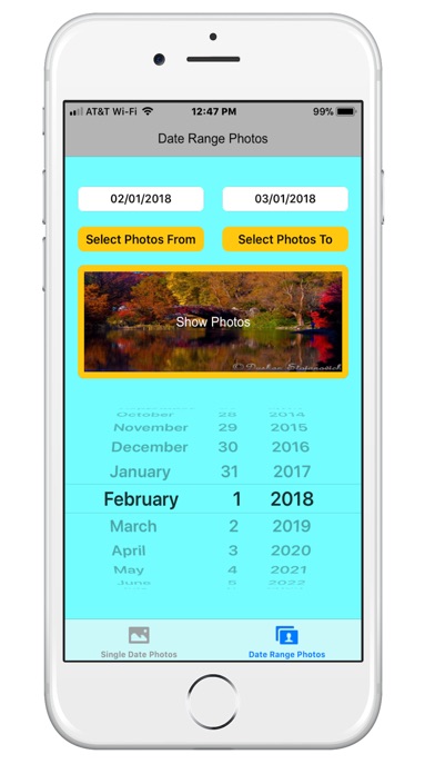 SearchPhotosByDate screenshot 2