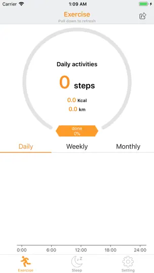 Скриншот FitCloud на iPhone 1