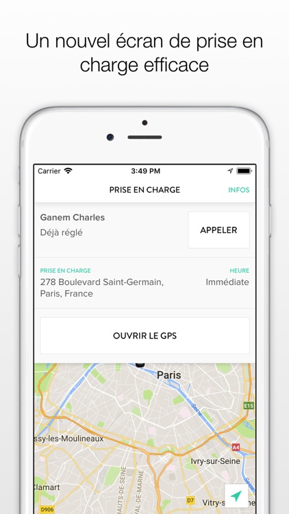 PARICI - Application chauffeur