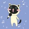 Crazy Funny Cute Cat Sticker