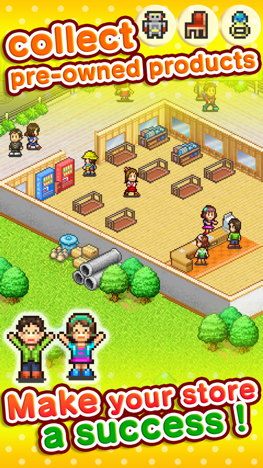 #1. Thrift Store Story (iOS) Podle: Kairosoft Co.,Ltd
