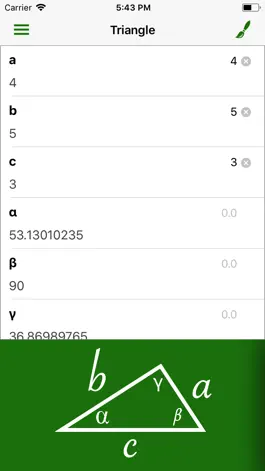 Game screenshot CalcThagoras Geometry Solver apk