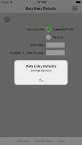 Spur Gear Calculator screenshot #4 for iPhone