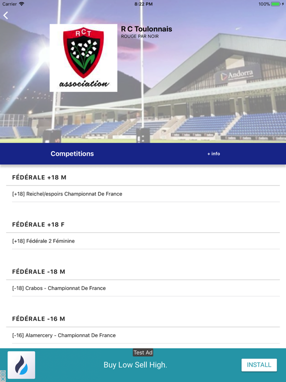 Screenshot #5 pour Rugby France Amateur