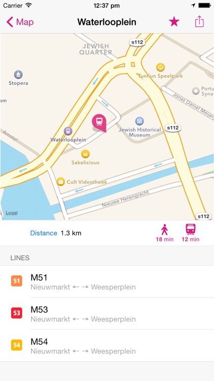 Amsterdam Rail Map