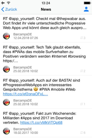 Barcamps Deutschland screenshot 2