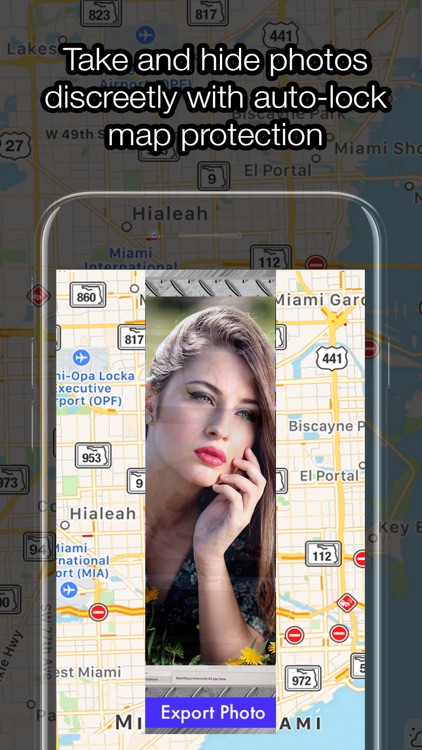 Maps+Hide Photos Premium - Fingerprint Photo Vault