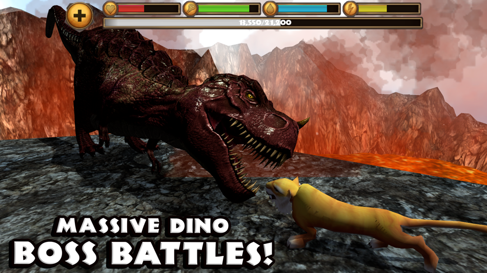 #2. Sabertooth Tiger Simulator (iOS) 由: Gluten Free Games
