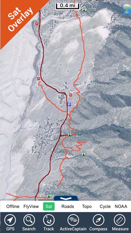 Great Sand Dunes National Monument GPS Map