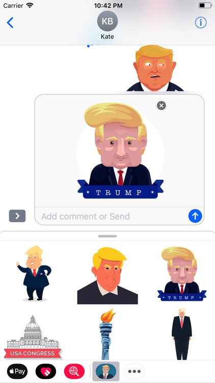 Donald Trump Emotions Stickers