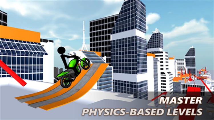 Stickman Motorcycle 3D