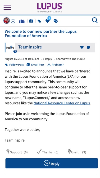 LupusConnect Inspire Community