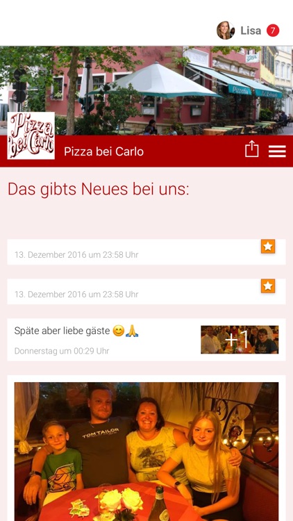 Pizza bei Carlo