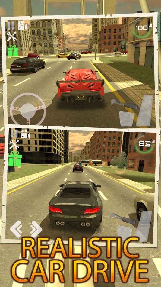 Traffic Sport Car Driving Sim - 1.07 - (iOS)